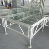 Hauteur de pont de scène portable en aluminium acrylique 4x8ft 0,4-0,8 m