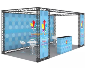 Vente en gros Portable Expo 20x10 outil manuel gratuit salon commercial cadre en treillis exposition salon modulaire stand en aluminium 6x3m hauteur 3m