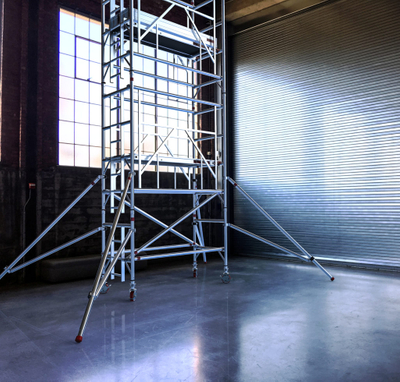 Tour d'échafaudage simple de support en aluminium de 0.75x2x13.13m