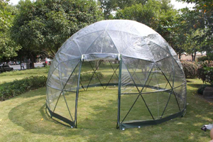 Hôtel en plein air grande bulle transparente Igloo toile transparente géodésique Glamping maison PVC couverture Camping dôme tentes à vendre