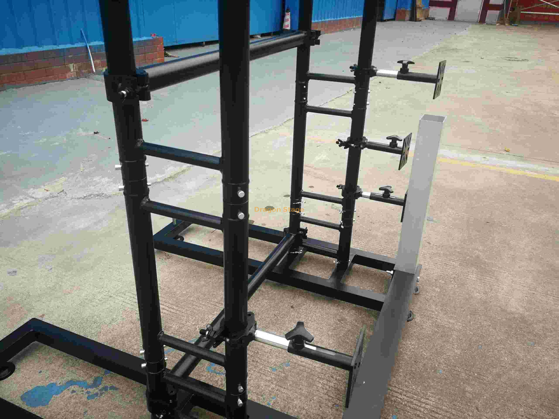 L'étape en aluminium accrochante visuelle portative a mené la botte pour l'écran mené 50 X10ft