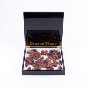 KSA riyadh saison 10 pièces noir ramadan boîte à gâteaux kraft portable cadeau ramadan boîte 30 tiroirs dates boîte en bois