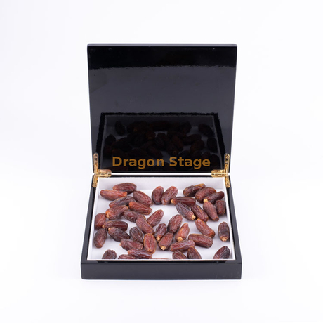 KSA riyadh saison 10 pièces noir ramadan boîte à gâteaux kraft portable cadeau ramadan boîte 30 tiroirs dates boîte en bois