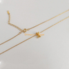 wholesale bricolage numéro charme bijoux en acier inoxydable femmes lettre initiale plaqué or nom personnalisé pendentif collier