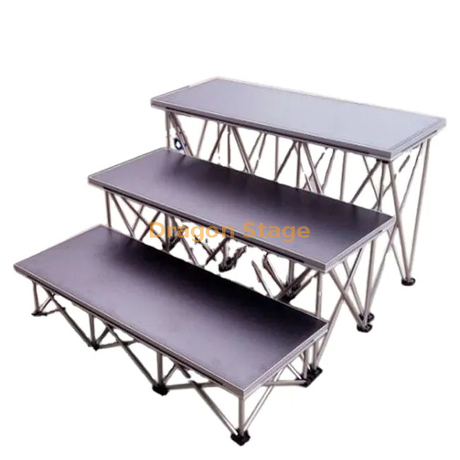 Scène portative pliante de podium de scène d'araignée en aluminium de 1.22x0.37m