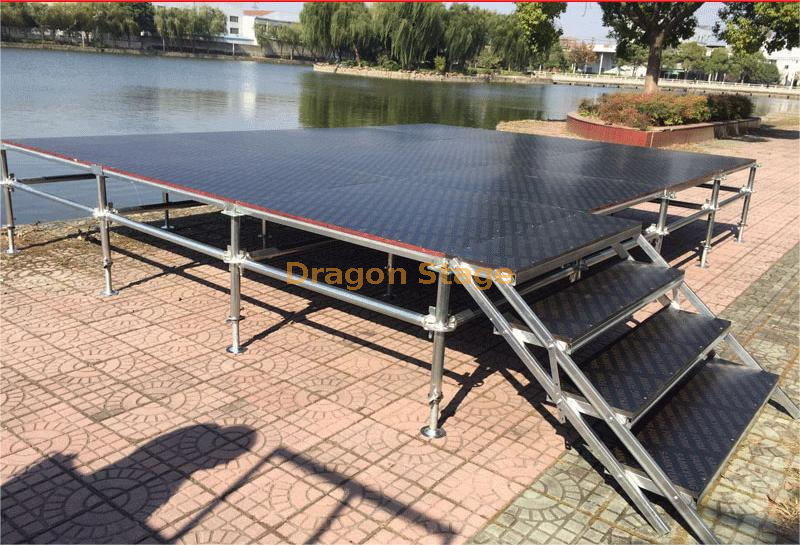 Étape 12.2x8.54m de botte de Ringlock d'échafaudage en acier