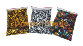 Ruban ignifuge de PVC de confettis de ruban de couleur matériel ignifuge de 2cm x de 4m