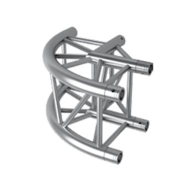Ferme en aluminium de tubes de boîte de FT34-C21-R 50×2
