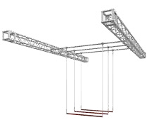 Barre suspendue et pont