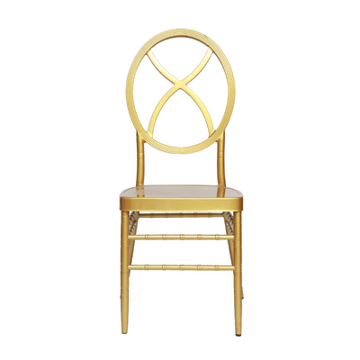 Vente en gros de chaises de salle à manger de restaurant de banquet de mariage d'hôtel, de chaises de salle à manger en métal, de chaises communes en bambou à dossier rond, de chaises de forteresse antique des fabricants