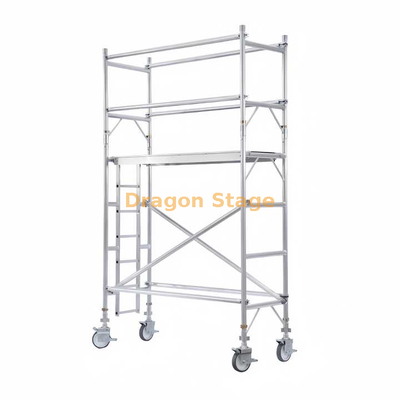 Tour d'échafaudage simple avec support en aluminium personnalisé