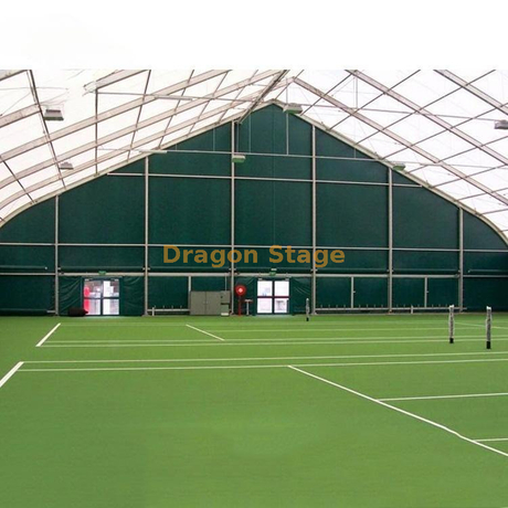 Tente incurvée d'événement de mariage de sports de divertissement de cour de badminton de tennis de 20M*60M