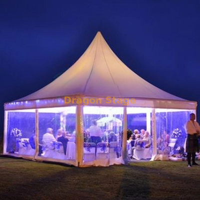 Tente de pagode d'événement sportif de banquet d'exposition de salon commercial avec la paroi latérale claire