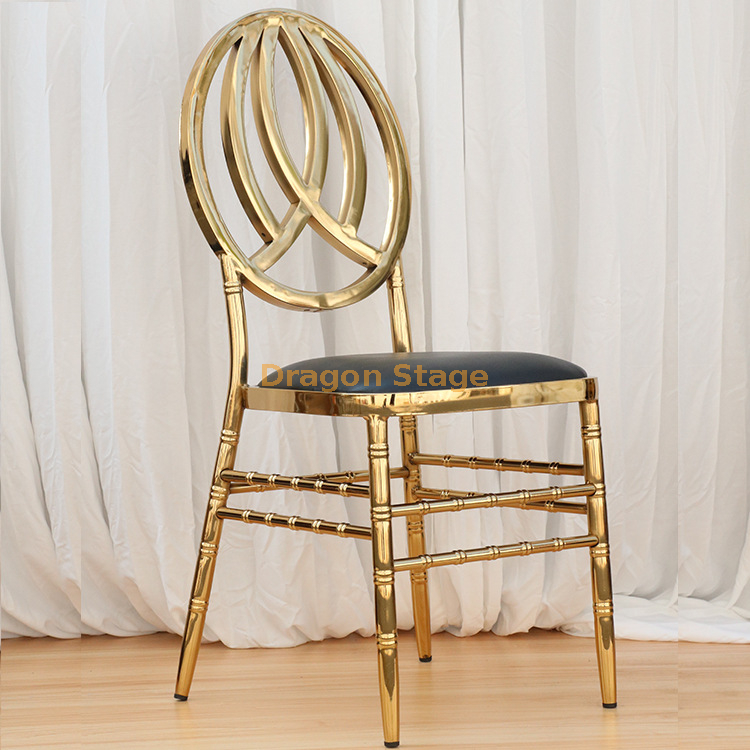 Chaises Phoenix Plaquées Or (2)