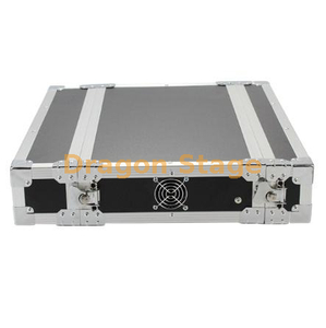 Flight case de transport pour événements en aluminium avec câbles