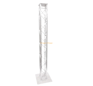 Global Truss Totem 9,84 pieds (3 m) avec plaque supérieure 400 x 400 mm et plaque de base 500 x 500 mm