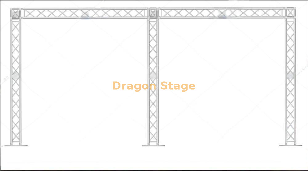 Éclairage de mariage en aluminium Tackdrop Stand Spruss 6x3m