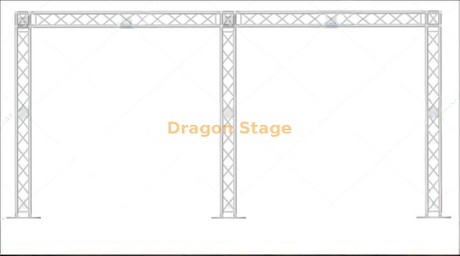Éclairage de mariage en aluminium Tackdrop Stand Spruss 6x3m