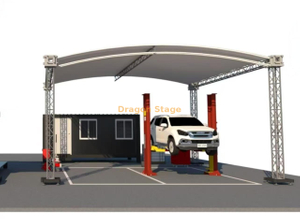 Bouc-toit en aluminium pour parking