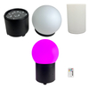 Éclairage LED DMX sans fil IP65 alimenté par batterie | Lampe de lavage 9 × 12 W RGBWA + UV