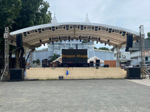 Cadre du support d'arc Aluminium Courbe de toit de toit 10x6x4m