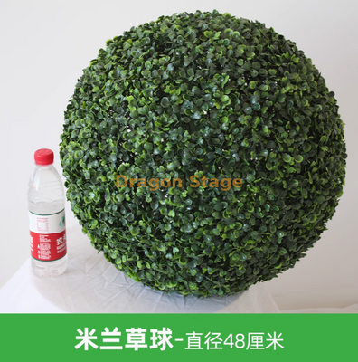Simulate Plante Grass Ball Milan Ball Plastique Plante Verre Planche Décoration