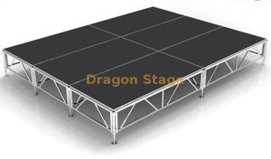 Vente chaude Portable en aluminium extérieur Concert de concert 16x12ft / 4.88x3,66 m 0,6-1m