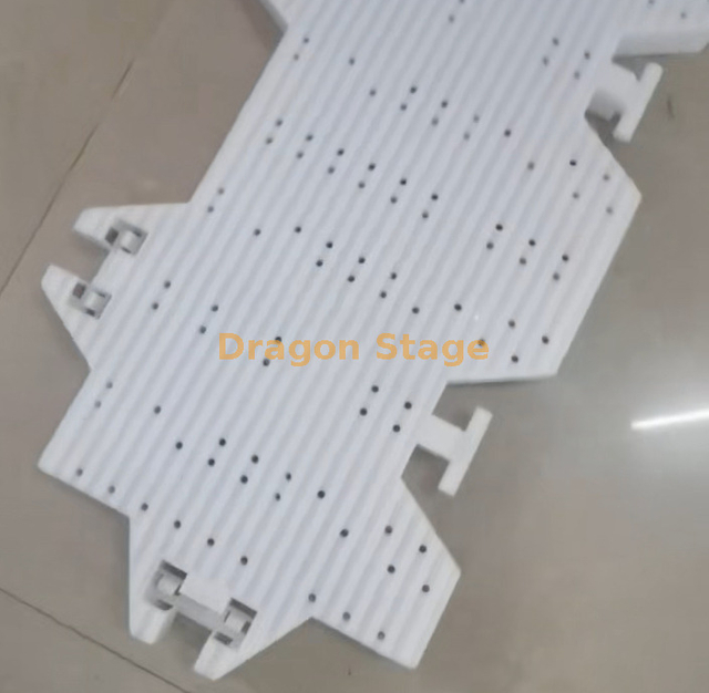 Plancher modulaire de verrouillage en plastique pour fête/concert/hôpital/tente/terre d'herbe