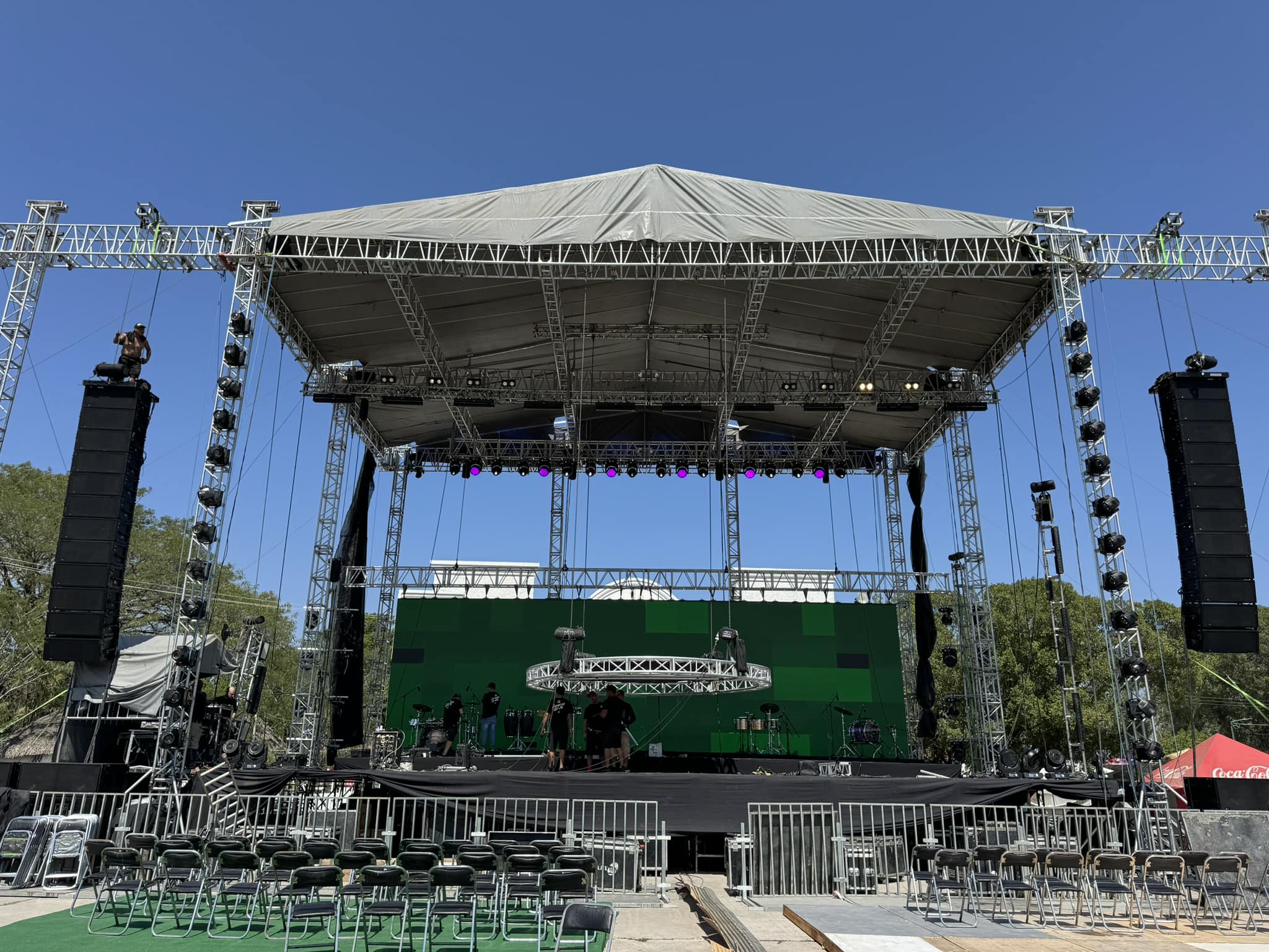 Spruss de toit de scène 24x16x10m