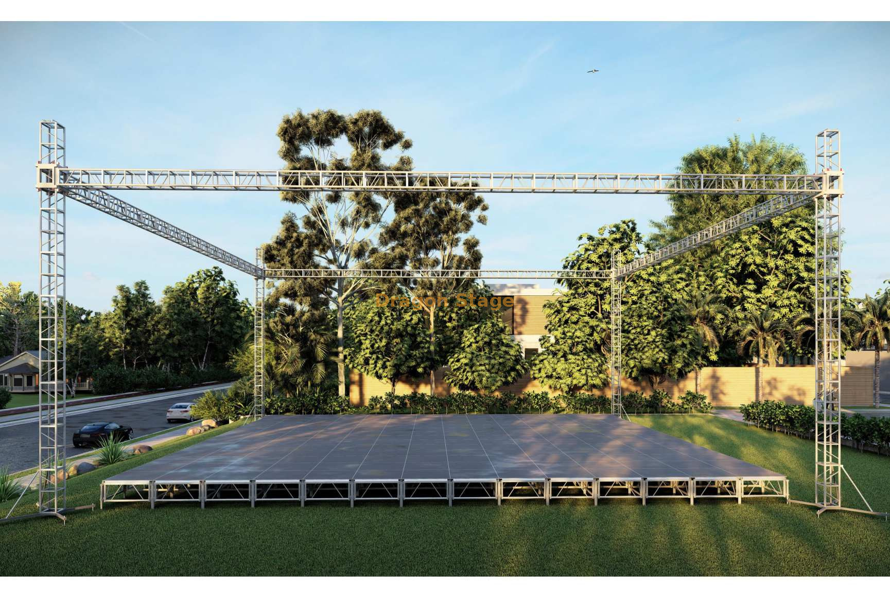 Mariage Outdoor Aluminium Event Truss System 18x18x9m