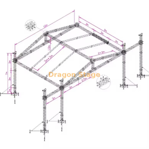 Conférences en haut du toit de toit étape 12x9x7m