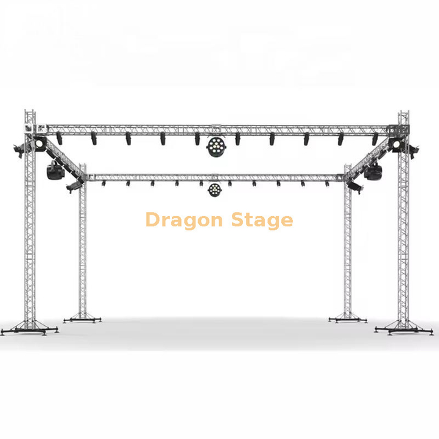 Système de fermes de toit en aluminium portable 60x60x33ft
