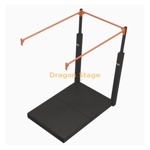 Ninja Système de trace de base de trame de cadre de cage tubulaire en acier à un niveau avec joints de connexion de démarrage / fin