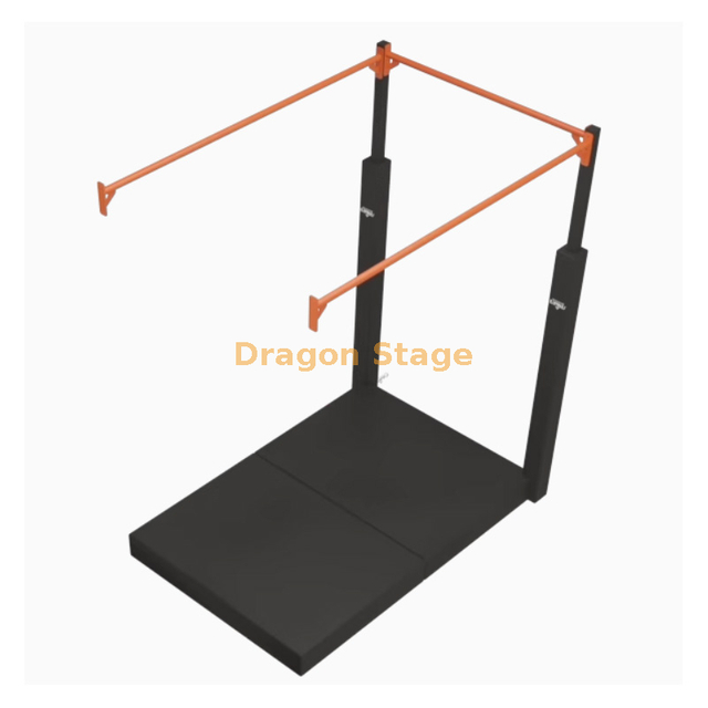 Ninja Système de trace de base de trame de cadre de cage tubulaire en acier à un niveau avec joints de connexion de démarrage / fin