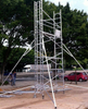 Construction simple mobile de tour de l'échafaudage 7M de plate-forme d'Alluminim