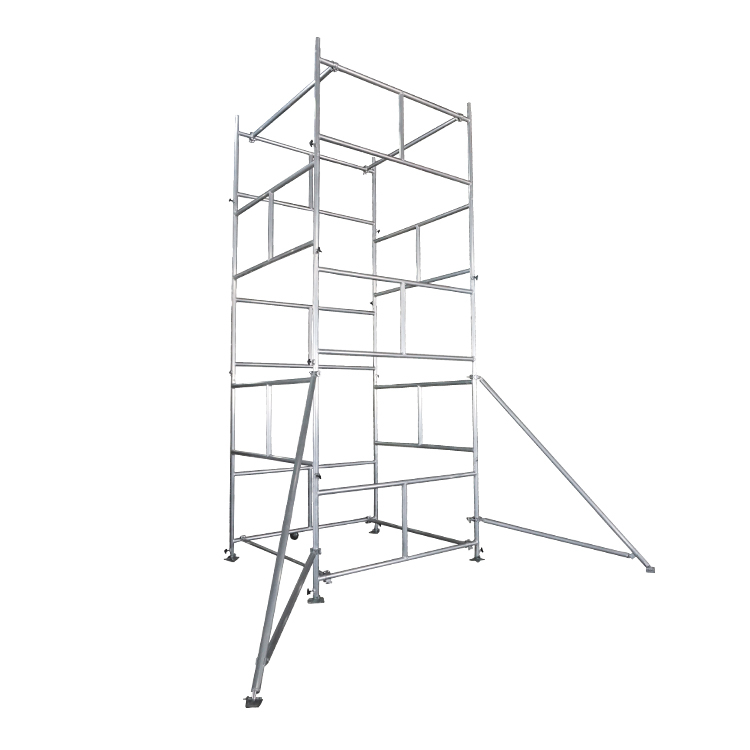 Système de treillis Line Array à cadre en H en aluminium de 4,5 m (structure d'enceintes de support au sol avec stabilisateurs)
