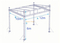 Structure de toit plat en treillis portable en aluminium, prix 12x10x6m 