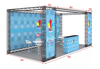 Vente en gros Portable Expo 20x10 outil manuel gratuit salon commercial cadre en treillis exposition salon modulaire stand en aluminium 6x3m hauteur 3m