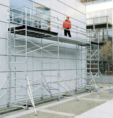 Système d'échafaudage portable de sécurité en aluminium bon marché