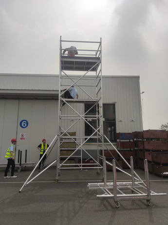 Plate-forme d'échafaudage de construction en aluminium Koweït