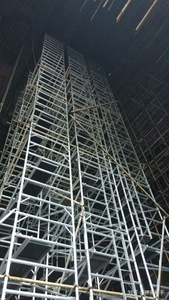 Échafaudage en aluminium de cadre principal de tour d'échafaudage