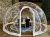 tente de dôme géodésique glamping de maison de dôme d'hôtel de diamètre de 6m avec la couverture de toit de PVC