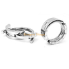 Bijoux fantaisie personnalisé créatif baiser poisson nouveau Design doigt argent acier inoxydable Couple anneau