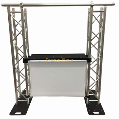 Tableau détachable en aluminium de cabine de botte de façade d'événement du DJ et support détachable de cabine du DJ de façade