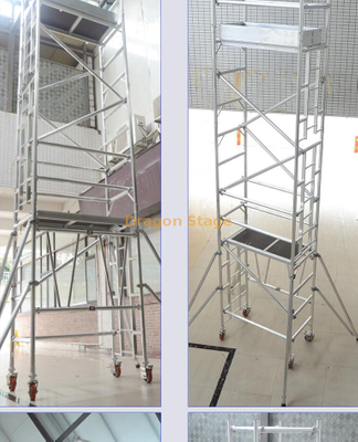 Approvisionnement simple en aluminium d'échafaudage approuvé par GV sûr de la CE pour la décoration