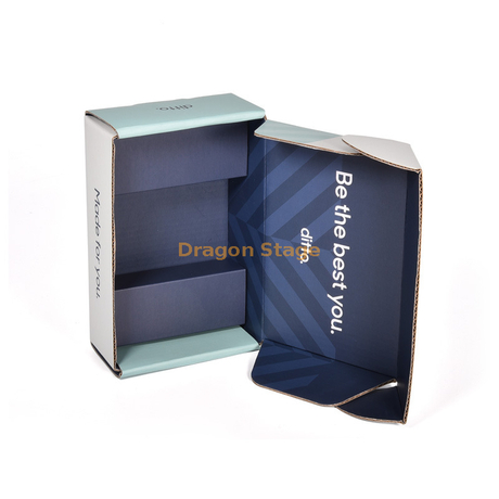 Offre spéciale impression CMJN carton imprimé personnalisé carton enduit ondulé boîte de papier coloré pour cadeau