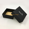Usine de boîte en bois personnalisée Logo personnalisé de luxe Boîte de papier cadeau noire en carton rigide