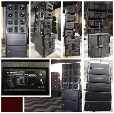 Haut-parleur de son d'événement extérieur 24 + 16 LA-210 Line Array & LA-218 Dual 18' Subwoofer