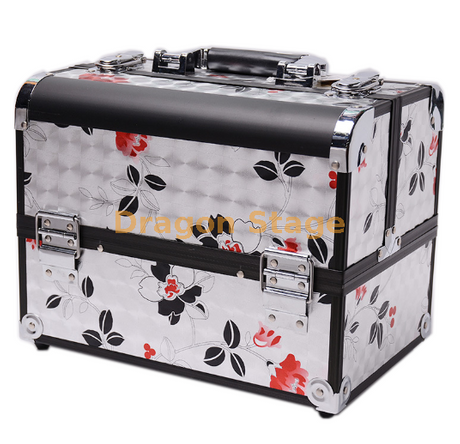 Belle petite mallette de transport en aluminium, Portable, étanche, pour fête