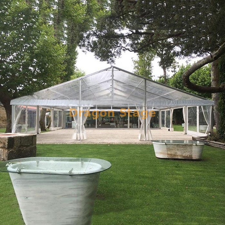 Tente d'événement de luxe claire de 500 places pour les activités de plein air